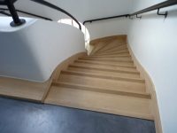habillage chêne massif escalier bois