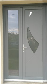 Porte entrée 2 vantaux PVC_Janneau